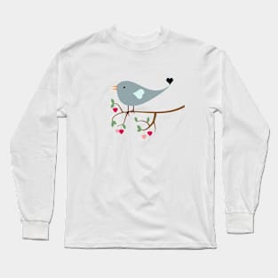 Valentines Day Gift For Boyfriend Lovebird For Him Long Sleeve T-Shirt